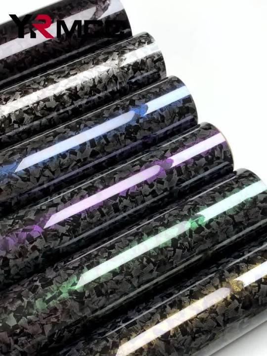 Carbon Fiber Vinyl Wrap Self Adhesive Car Sticker Waterproof Auto Glossy Vinyl Carbon Fiber Laptop Skin Film for Car Accessories