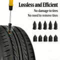 Tire Repair Kit Emergency Tyre Puncture Plug Tool Set with Repair Glue &  Strips for Car Motorcycle Bicycle. 