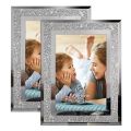 Silver Glitter stylish Photo Frame. 