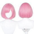 Ootori emu Cosplay Wig for Project Sekai Cosplay, Short Straight Pink Party Wigs for Women Girls Pink.