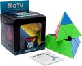 CuberSpeed Moyu MoFang JiaoShi Meilong Pyraminx stickerless Magic Cube Cubing Classroom Meilong Pyramid Speed Cube. 