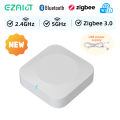 Zigbee Bluetooth Gateway Hub Wifi 2.4G/5G Smart Home Bridge Connect 128 Devices Automation App Control with Tuya/Smart Life. 