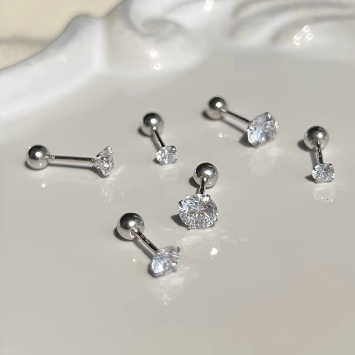 3Pairs%20Classic%20Round%20Cubic%20Zirconia%20Stud%20Earrings%20For%20Women%20Stainless%20Steel%20Women's%20Screw%20Earrings%20Tragus%20Piercing%20Jewelry%20%20-%20Image%206