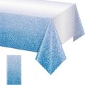 Gradient Pastel Plastic Tablecloth Party Decoration Waterproof Rectangle Table Cover Party Supplies Disposable Table Cloth. 