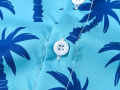 Beach wind holiday wind print casual boys' shirts Summer children's short sleeve fashion lapels cool coconut tree Korean shirt.