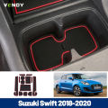 1Set Car Gate Slot Mat For Suzuki Swift 2018 2019 2020 Auto Anti-Slip  Cup Pads Interior Accessories. 