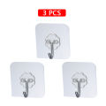 10/20 Pcs Hooks Transparent Strong Self Adhesive Door Wall Hangers Hooks Suction Heavy Load Rack Cup Sucker for Kitchen Bathroom. 