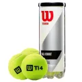 Wilson Titanium All Court Tennis Ball Can 3 Balls Cricket Ball. 