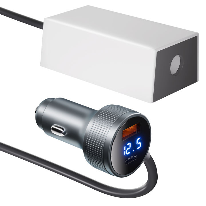 Starlink Mini Cigarette  Adapter USB C 3 in 1 Starlink Mini Voltage Step Up Cord 36V 1.67A Output 12V-36V Input 18 AWG