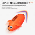 Kingdom Sinking Floating Fishing Lures 70mm 90mm High Density ABS Foam Mouse Shape Balance Far Casting Artificial Hard SwimBait. 