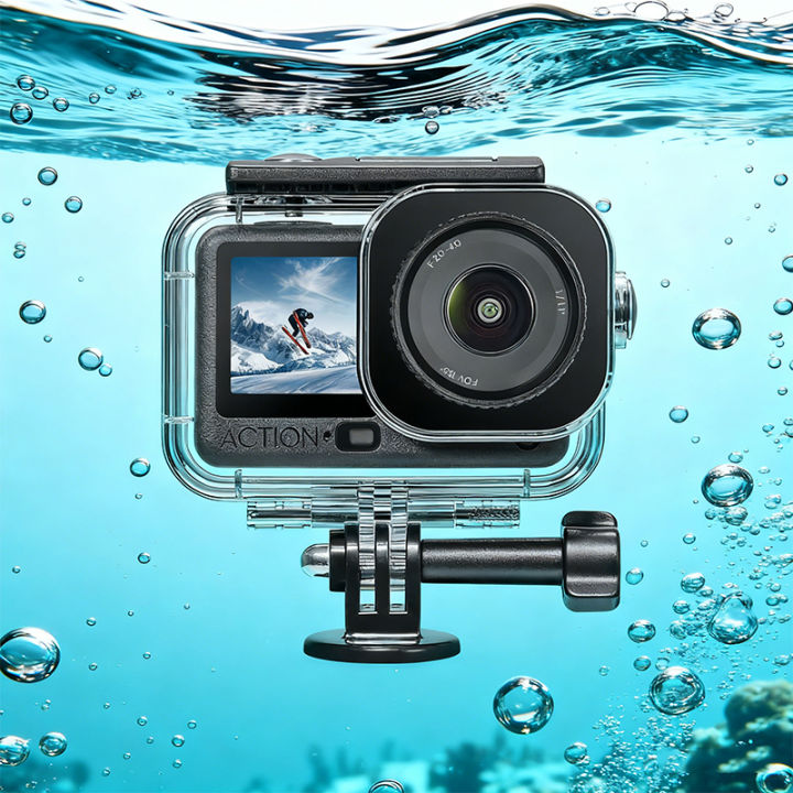 60M Waterproof Housing Case For  OSMO Action 6 Underwater Diving Housing Protective Case Diving Shell Camera Accessories