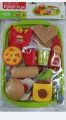 Kitchen Set KFC Toy Food Set Play Food kids Educational Toy Burger Bun Plastic Toy. 