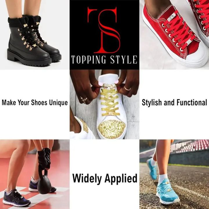 Elastic%20No%20Tie%20Shoe%20Laces%20Bling%20Diamond%20Cross%20Locks%20Shoelace%20Charms%20for%20Women%20Sneakers%20Luxury%20Smart%20Buckle%20AF1%20Metal%20Shoelaces%20-%20Image%204