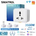 Tuya Smart Home Wireless WIFI Plug Socket UK EU US Universal 16A Travel Universal Conversion Socket Outlet Power Monitor Timer. 