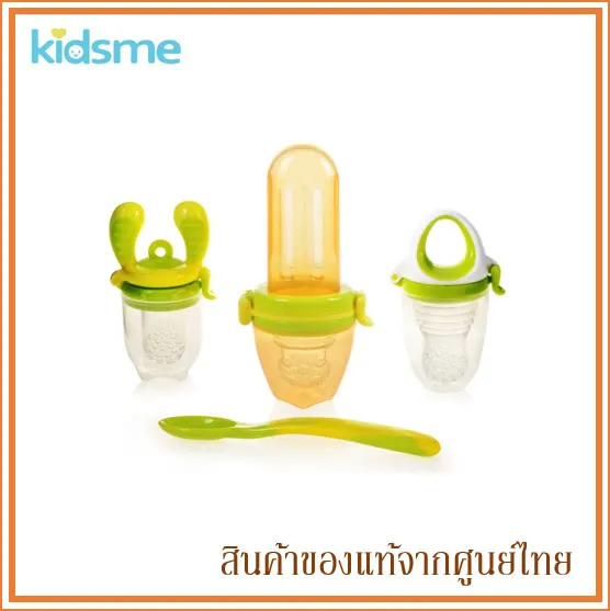 Kidsme food feeder starter kit 4m + baby feeding kit