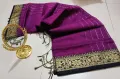 Eid Special Half Silk Flower Par Saree for Women - Comfortable and Suitable for All Seasons and Occassions. 