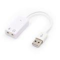 Usb Wired External Drive Free Sound Card Analog 7.1 Channel Desktop Portable External Sound Card Converter Earphone Microphone. 
