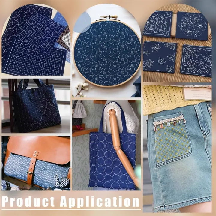 12Pcs%20Plastic%20Sashiko%20Stencil%205x5inch%20Dense%20Grid%20Pattern%20Embroidery%20Tool%20Drawing%20Line%20Template%20for%20Hand%20Quilting%20and%20Embroidery%20-%20Image%205