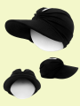 Outdoor Sports and Swim Peaked Cap, Large Brim Sun Hat for Boys and Girls, Beach Sun Protection Breathable Empty Top Cap. 