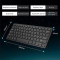 USB Wired Mini Keyboard, Slim Ergonomic Keyboard Small Compact Simple Wired Business Keyboard for Laptop and Desktop Computer, Plug and Play Small USB Keyboard. 