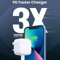 25 Watt Usb-c To Lightning Fast Charger For Iphone X To 14 Pro Max  6 Months Replacement Warranty. 