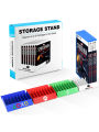 8 in 1 Game Card Storage Bracket for PS5,PS4,PS3,WIIU,Xbox Game CD Card Storage Box.