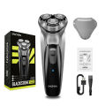 ENCHEN Blackstone Electrical Rotary Shaver for Men 3D Floating Blade Washable Type-C USB Rechargeable Shaving Beard Machine. 