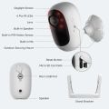 Reolink Argus 2E Solar-Powered WiFi Camera Outdoor 1080p Full HD PIR Motion Detection 2-Way Audio Wide Viewing Angle Google Home. 