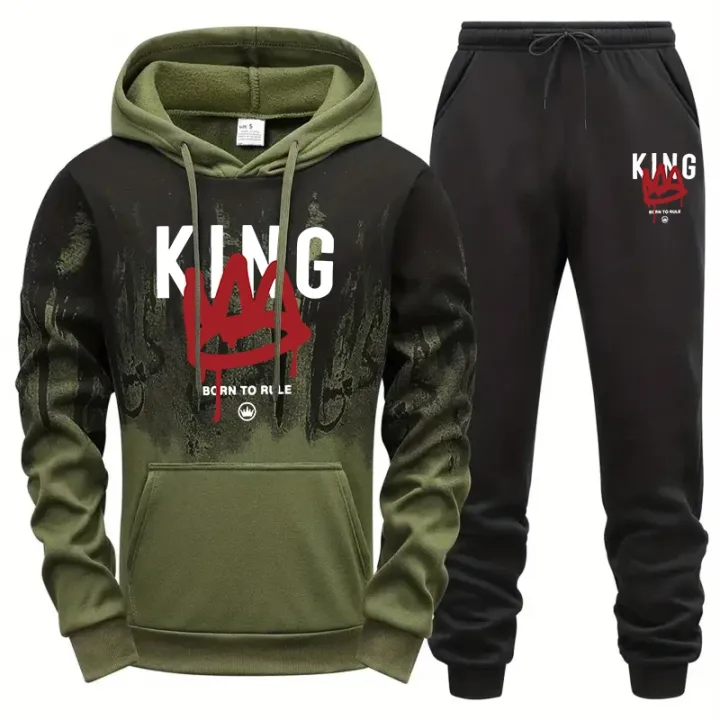 King%20Printing%20Mens%20Tracksuit%20Casual%20Splash-ink%20Hooded%20Sweatshirt+Pants%20Set%20Sports%20Jogging%20Suit%20Outdoors%20Street%20Men%20Clothing%202025%20-%20Image%203