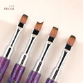 1PC Gel Brush Oval & Flat UV Gel Nail Art Brush Professional Design Brushes Salon Home DIY Manicure. 
