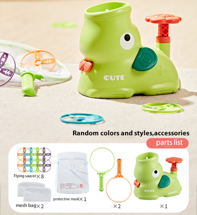Kids%20Pop-Up%20Flying%20Saucer%20Launcher%20Toy%20with%20Pink%20Elephant%20Flying%20Discs%20Outdoor%20Backyard%20Park%20Play%20Game%20Durable%20Launcher%20-%20Image%207