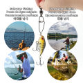 Fishing Snap Swivels 20~100Pcs Ball Bearing Swivels Fishing Connector Stainless Steel Lure Clip Cross Lock Snap Accessories #0-8. 