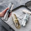 Toothbrush Travel Containers Transparent Portable Toothbrush Case Outdoor/business Trip/travel Acessories. 