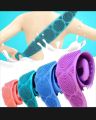silicone Body scrubber Bath belt for men and women Exfoliating back washer shower strap with massage Nubs. 