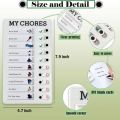 Reusable My Chores Checklist Task Board Daily Schedule Planner Memo Chore Chart Kid Responsibility Behavior Self Discipline Card.