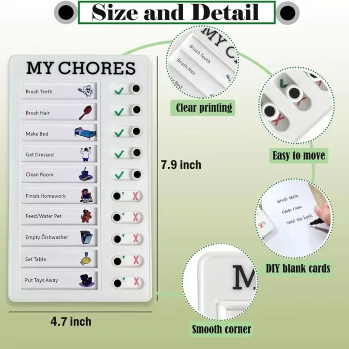 Reusable%20My%20Chores%20Checklist%20Task%20Board%20Daily%20Schedule%20Planner%20Memo%20Chore%20Chart%20Kid%20Responsibility%20Behavior%20Self%20Discipline%20Card%20-%20Image%203