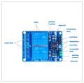 5V 2 Channel Relay Module | High and low Level Trigger Dual Optocoupler Isolation Relay Module | 5V DC 2CH Relay Module with Optocoupler. 