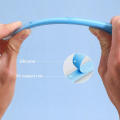 Baby boy girl silicone spoon soft head baby training Spoon soup spoon tableware cartoon silicone spoon. 