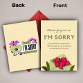 Personalized Sorry Card. 