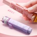 Free Press eraser, 2 sticks eraser, 4 colors, 4 patterns, choose cute pencil eraser. 