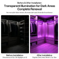 Car Atmosphere Lights Touch Lights Car Trunk Lighting Car Touch Induction Reading LED Lights Mini Magnetic Rechargeable Light.