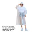 Raincoat Non-disposable Unisex Thickened Waterproof Outdoor Clothing Long Section of Anti-storm Rain Rainwear. 