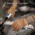 Spring Autumn Tactical Gloves Men's Shell Protection Thickened All Finger Touch Screen Outdoor Riding Cold Protection.