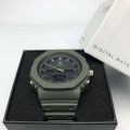 TOMI T-217 Sports Watch For Men Dual Time Water Resistant Digital Analog Display. 