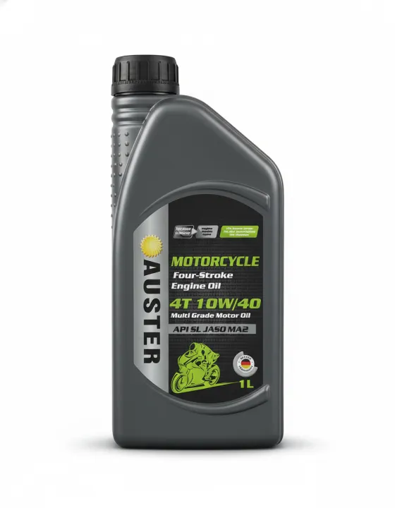 AUSTER 4T 10W-40 synthetic Four Motorcycle-Stroke Engine Oil -1L ...