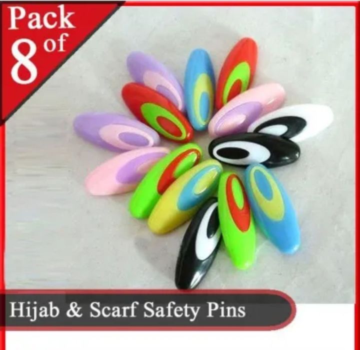 plastic safety clips for scraf / burka fancy Hijaab pins for stroller 4 |8 |12 pcs