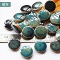 100g Oval Ceramic Mosaic Tiles Multi Color Mosaic Piece DIY Mosaic Making Stones for Craft Hobby Arts Home Wall Decoration arte. 