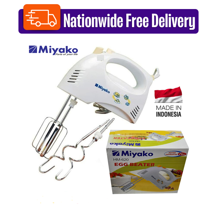 Exceptional Quality - Miyako Electric Hand Mixer and Egg Beater Machine, HM-620. - Highly Durable - Effortless Usage