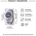 Fashion Couple Quartz Wristwatch Luxury Women Stainless Steel Quartz Wrist Watches Women Business Casual Wristwatches. 