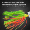 JOHNCOO 9g Metal Bait Spinner Bait Weedless Fishing Lure Buzzbait Wobbler for Bass Pike Walleye Fish. 